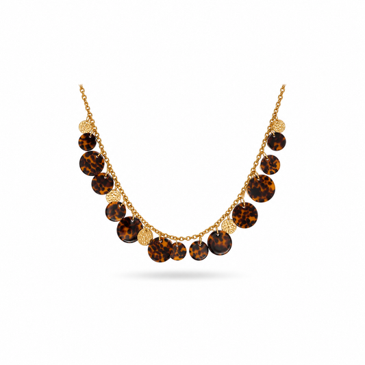 Collier Dony marron