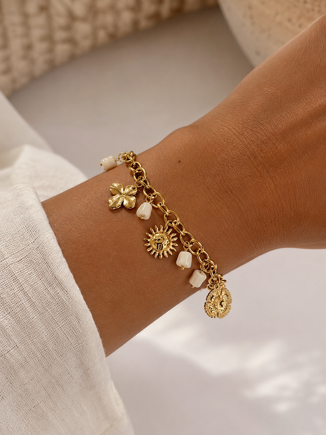 Bracelet Noemie blanc