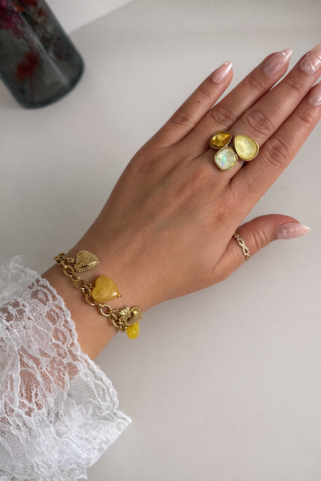 Bague Coral jaune