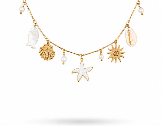 Collier Moana blanc