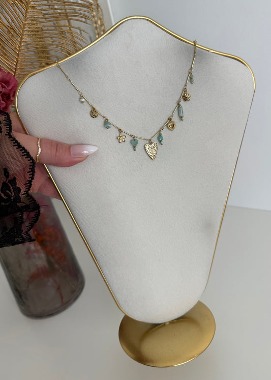 Collier Isla bleu
