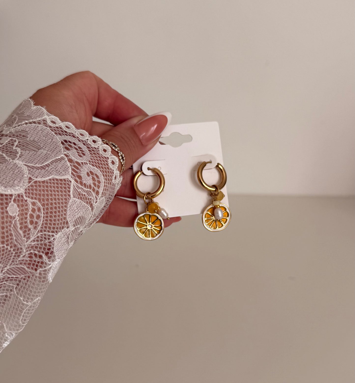 Boucles d'oreilles Lemon