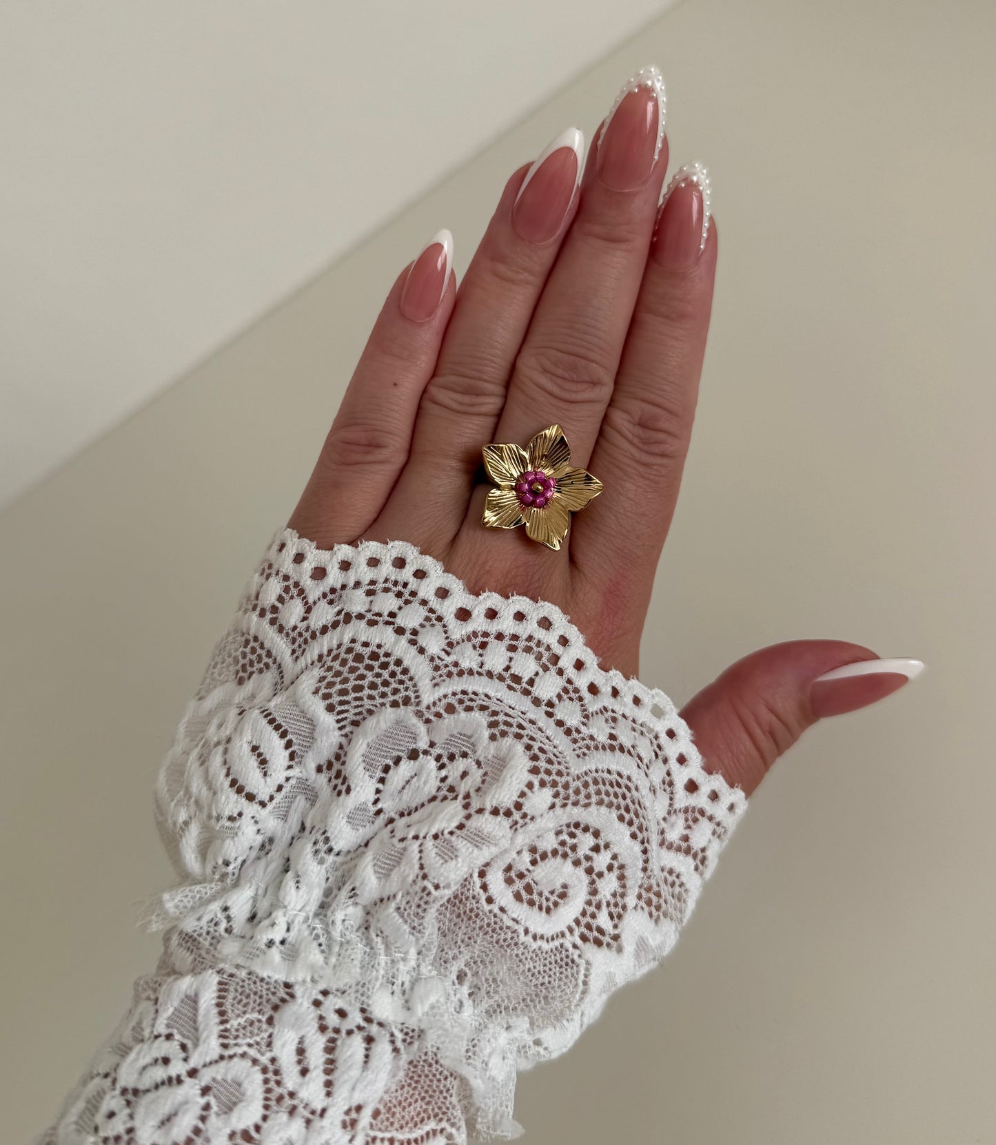 Bague Émi rose