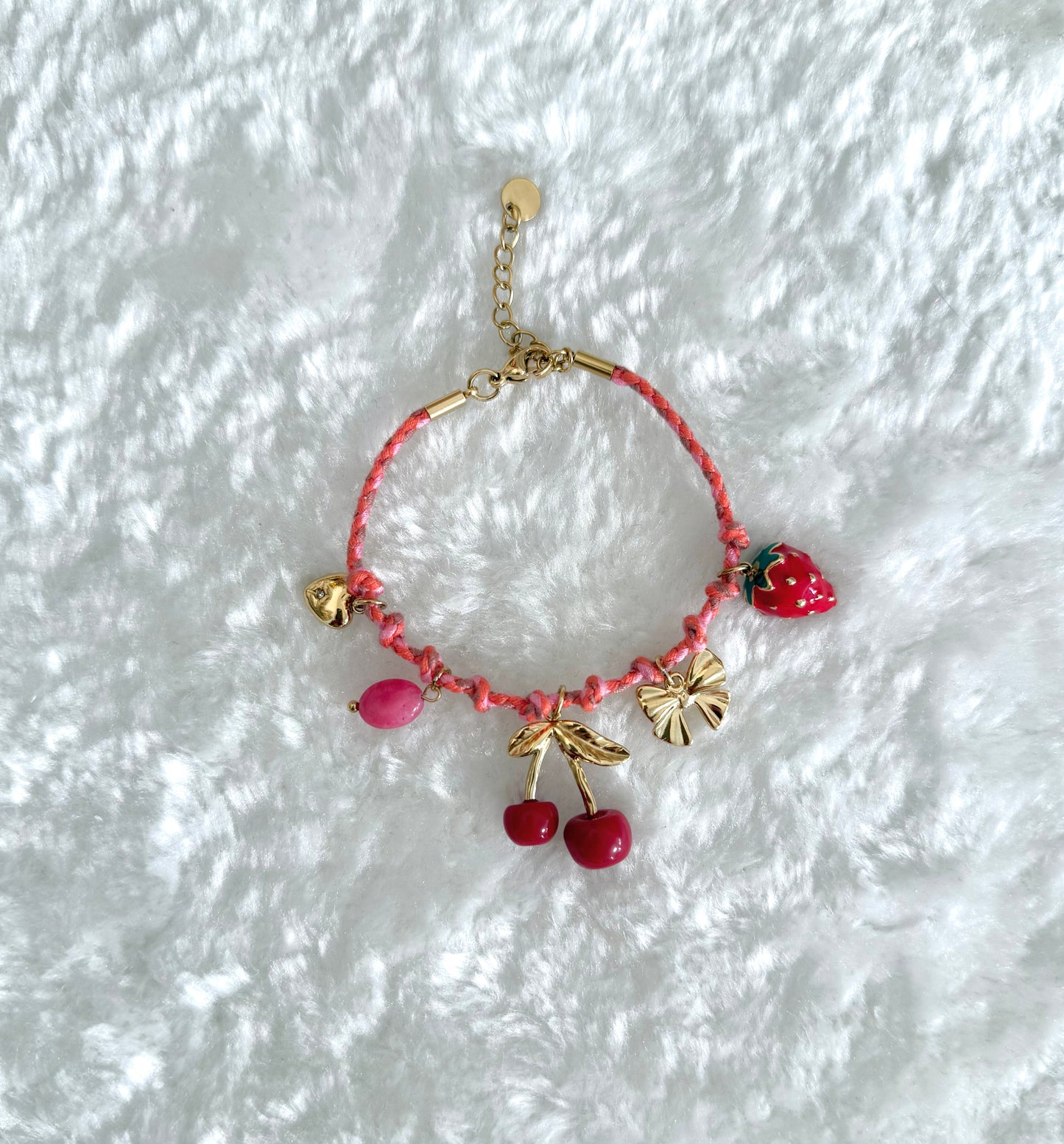Bracelet Alita framboise