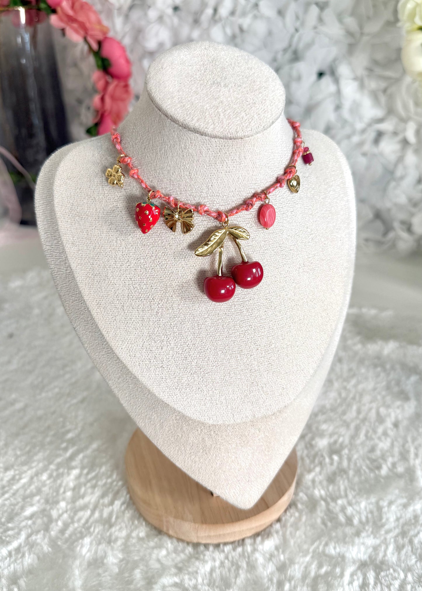 Collier Alita Framboise