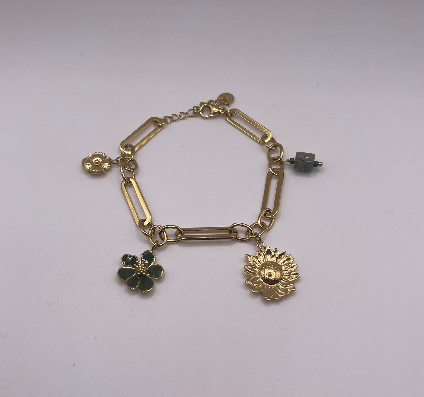 Bracelet Ambrine green