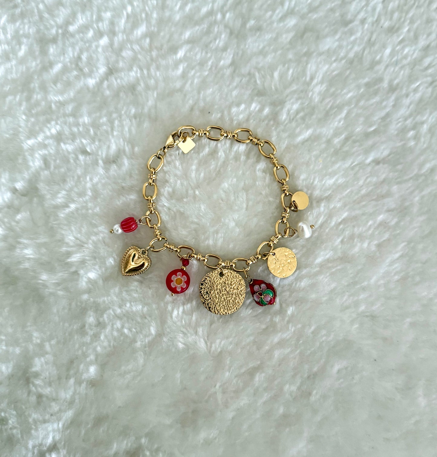Bracelet Antalia rouge