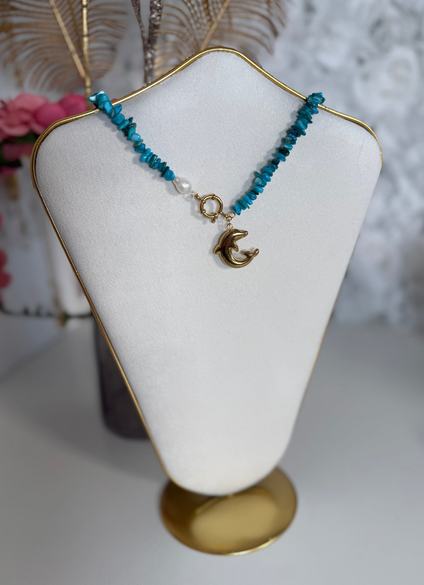 Collier Ariel Bleu