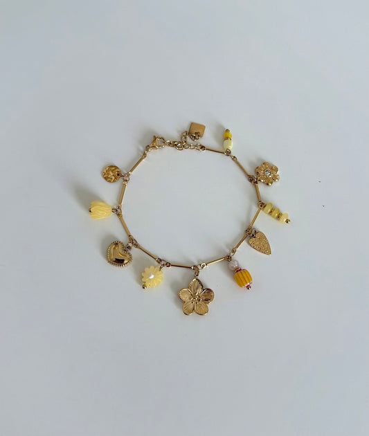 Bracelet Riviera jaune
