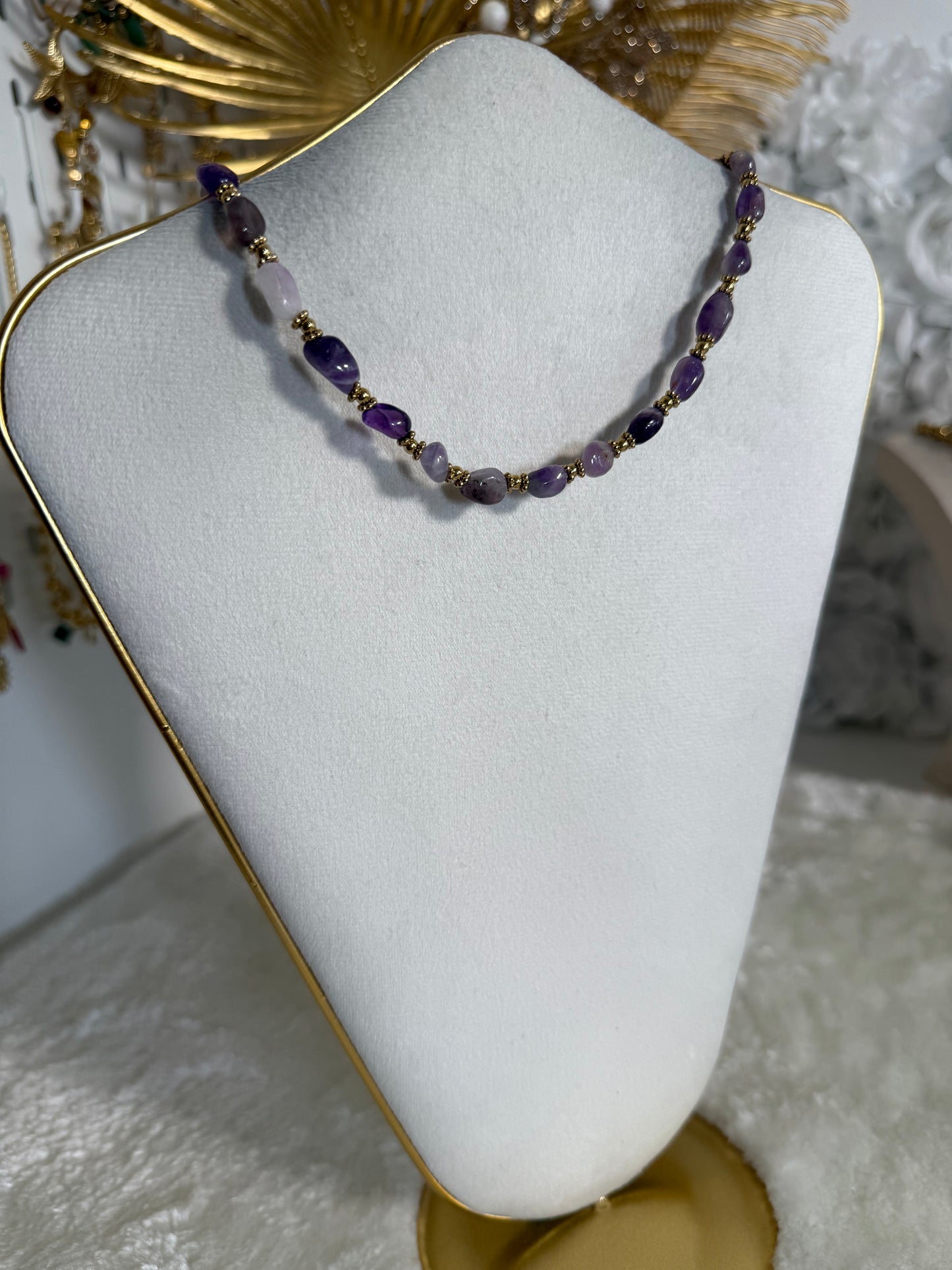 Collier Bonnie en Améthyste