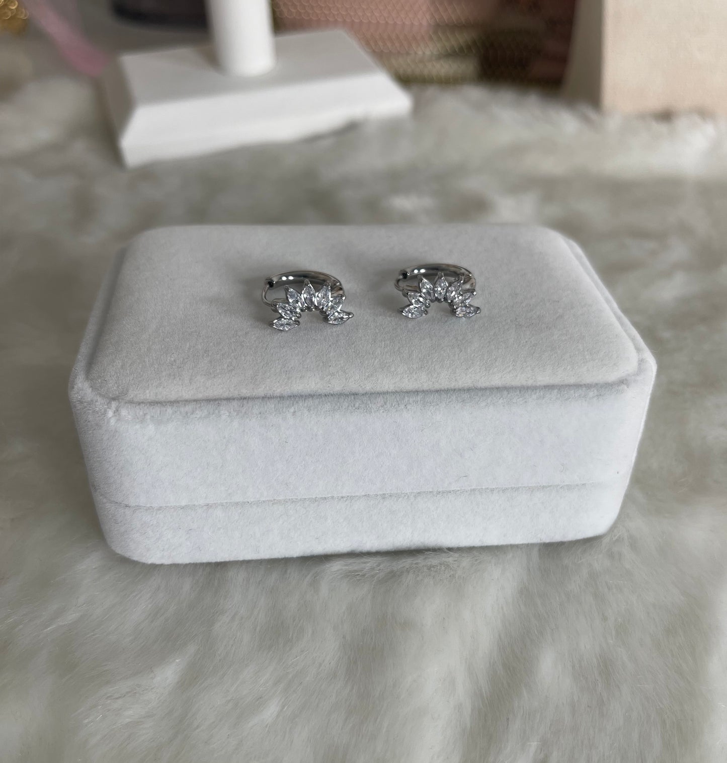 Boucles d'oreilles Cassy argent