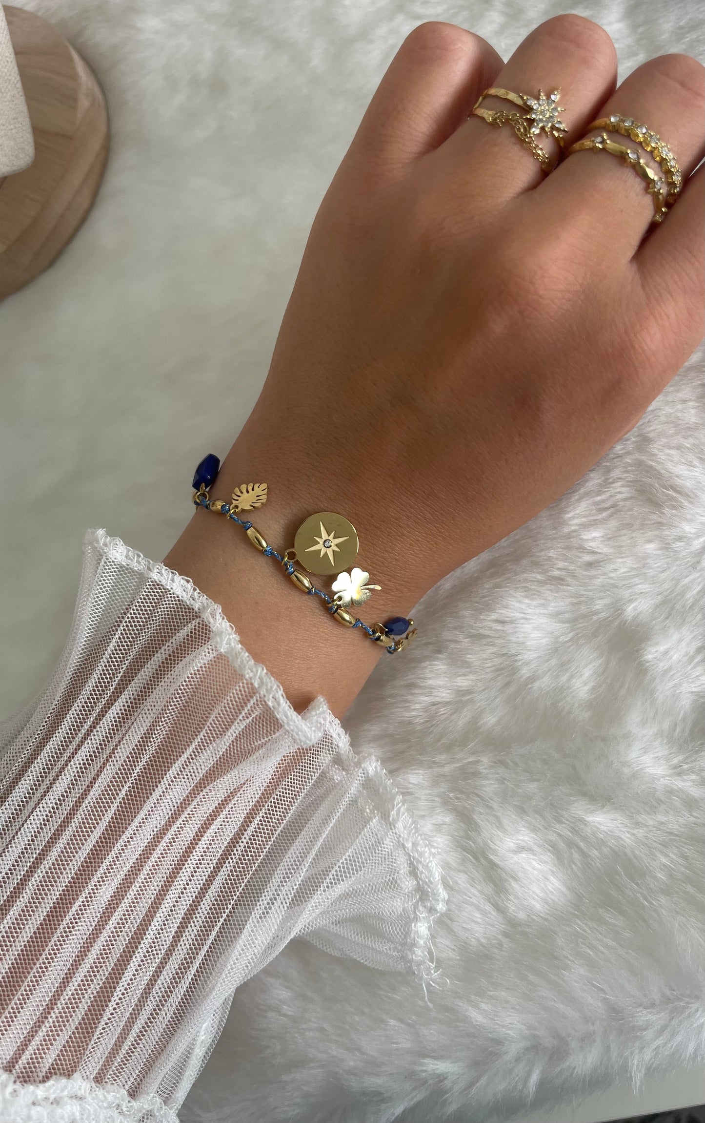 Bracelet Chypre bleu