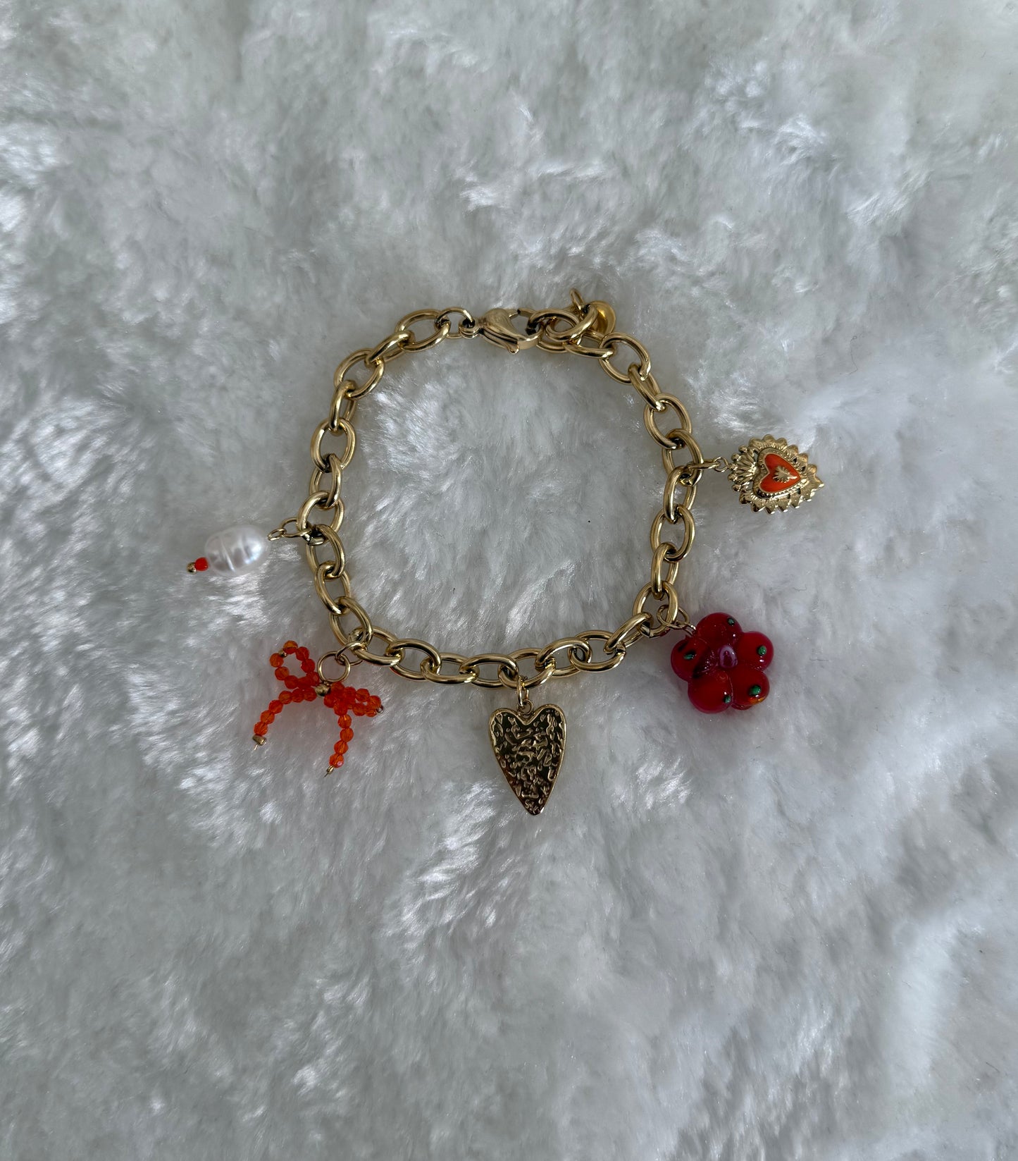 Bracelet Cléane orange
