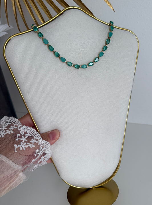 Collier Amara vert turquoise