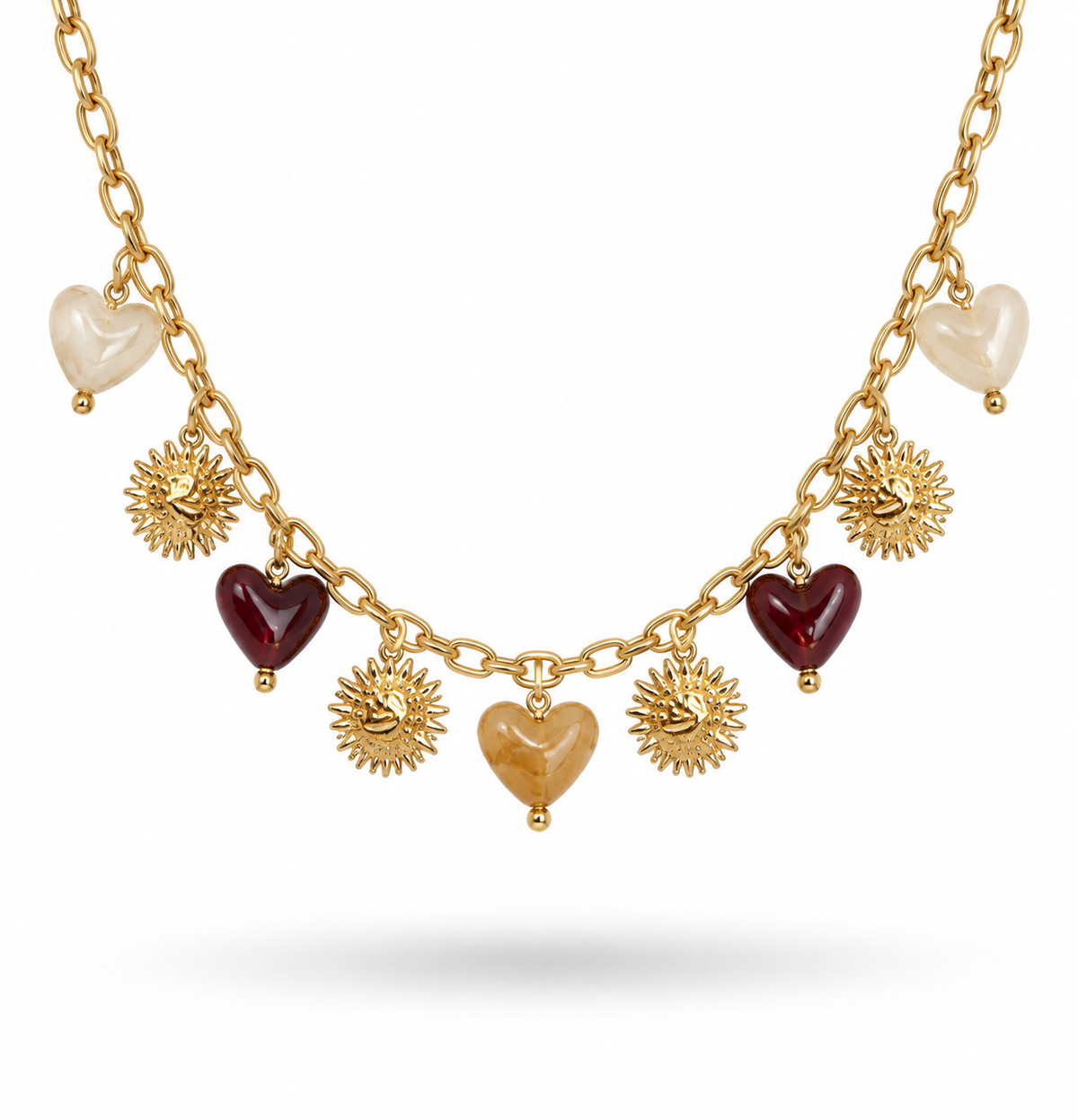 Parure Serena marron