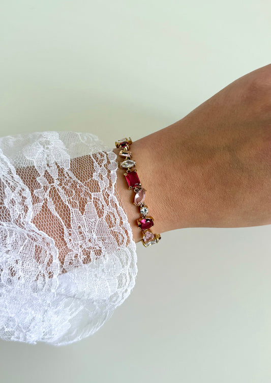 Bracelet Cristal rouge