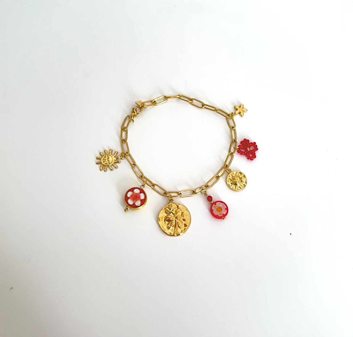 Bracelet Fatima rouge