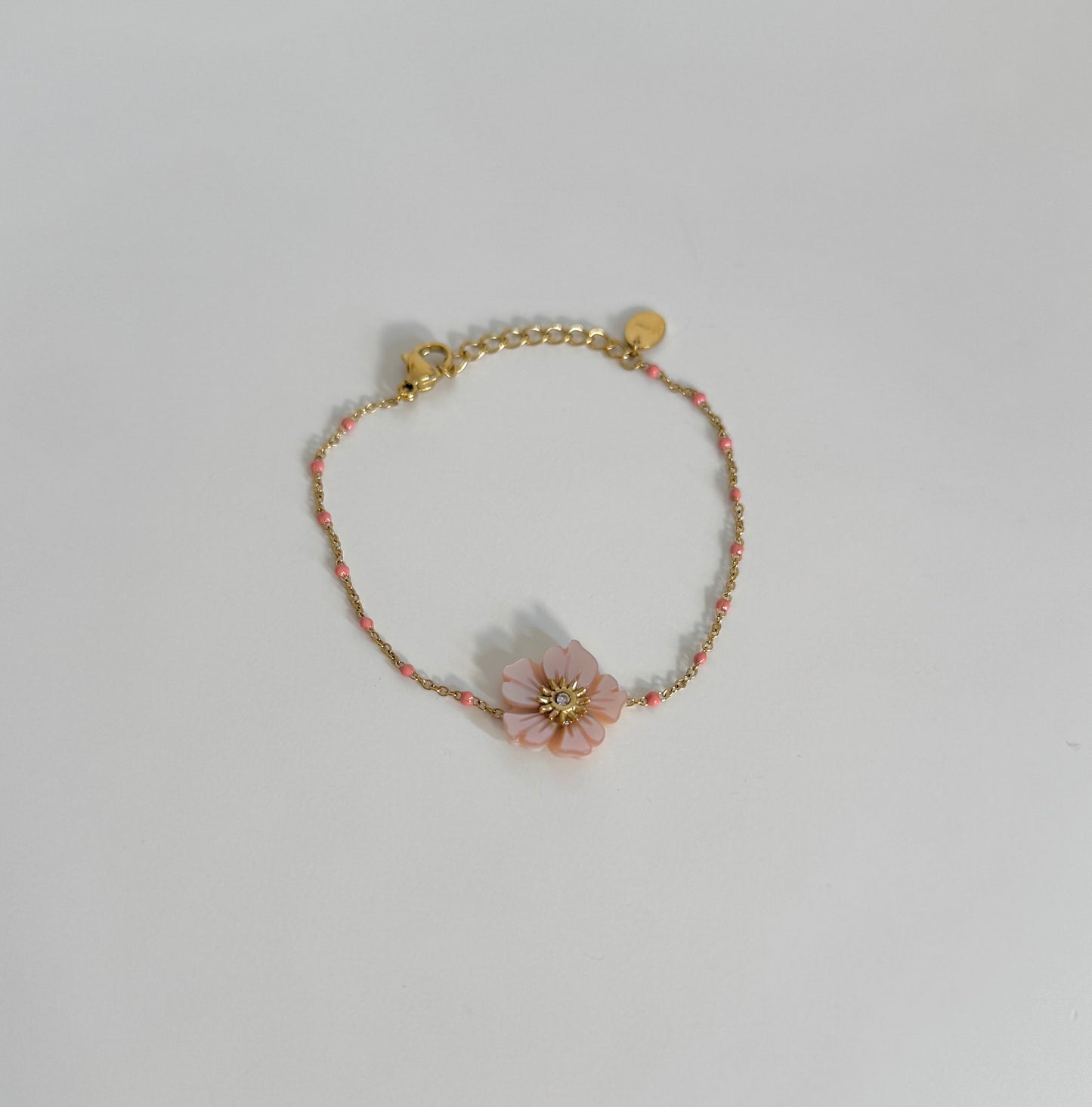 Bracelet Fleur rose