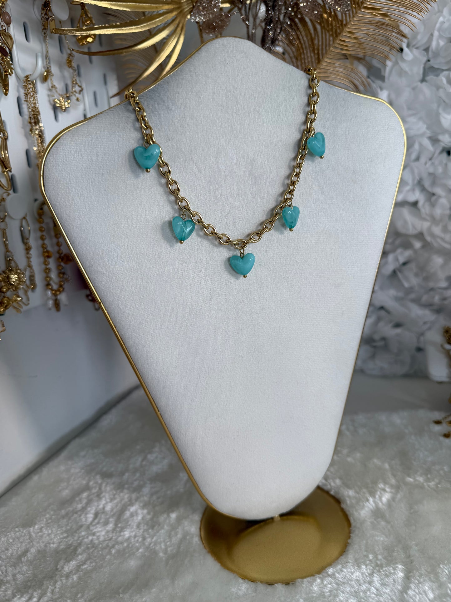 Collier Fred bleu
