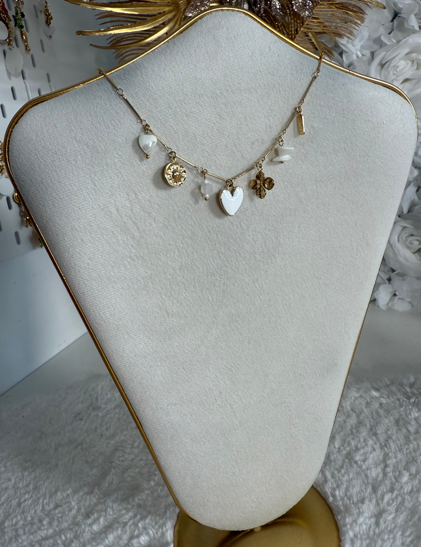 Collier Jen blanc