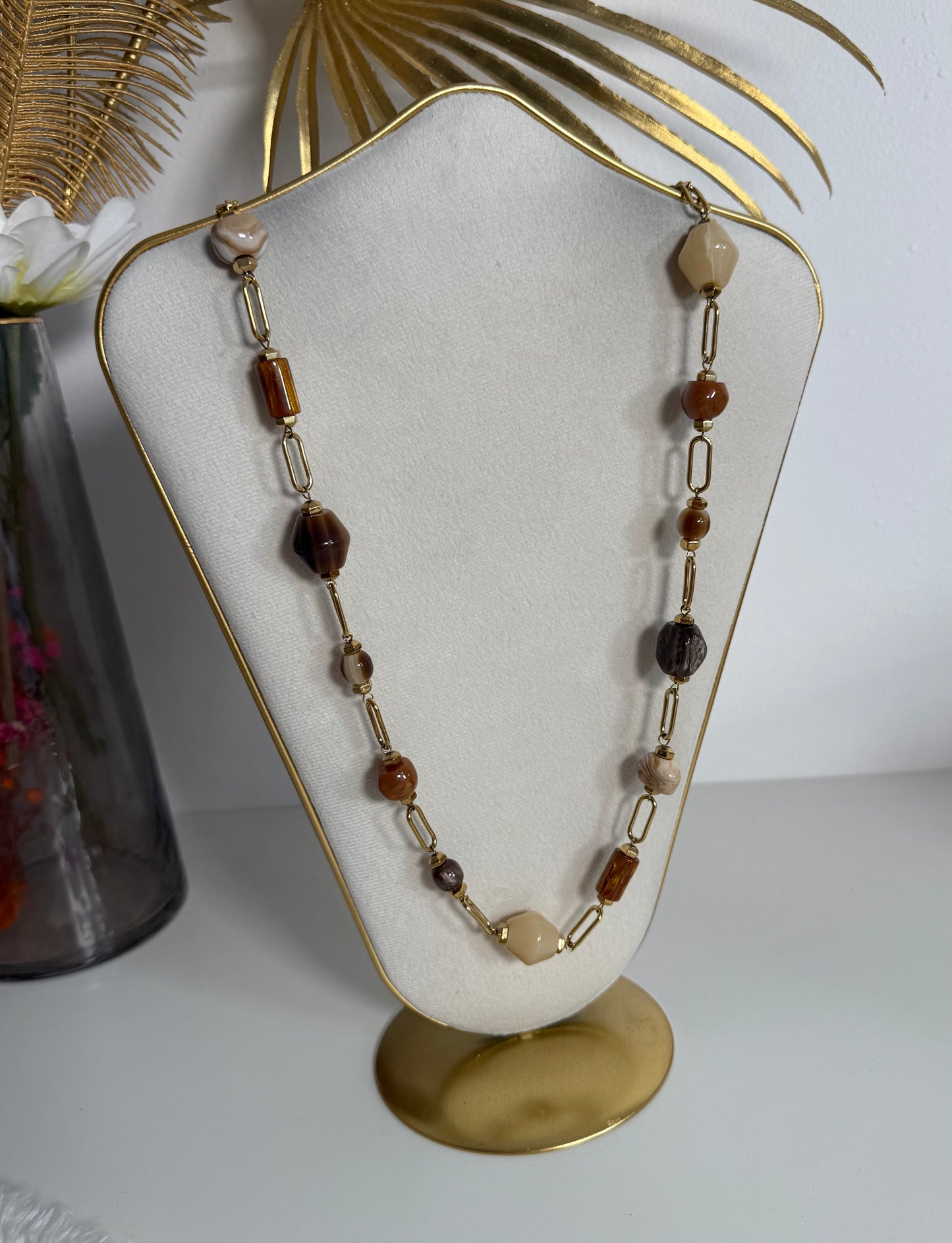 Collier sautoir Kahina