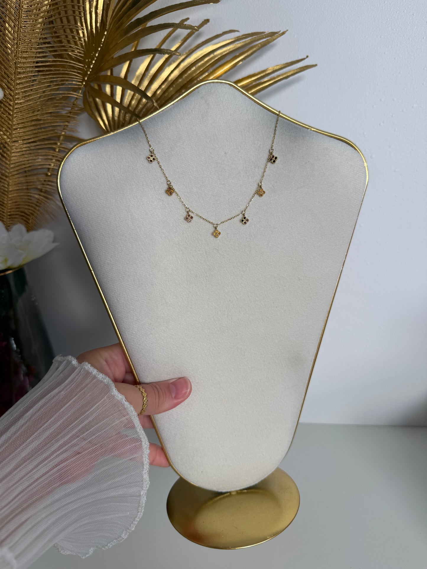 Collier Loona marron