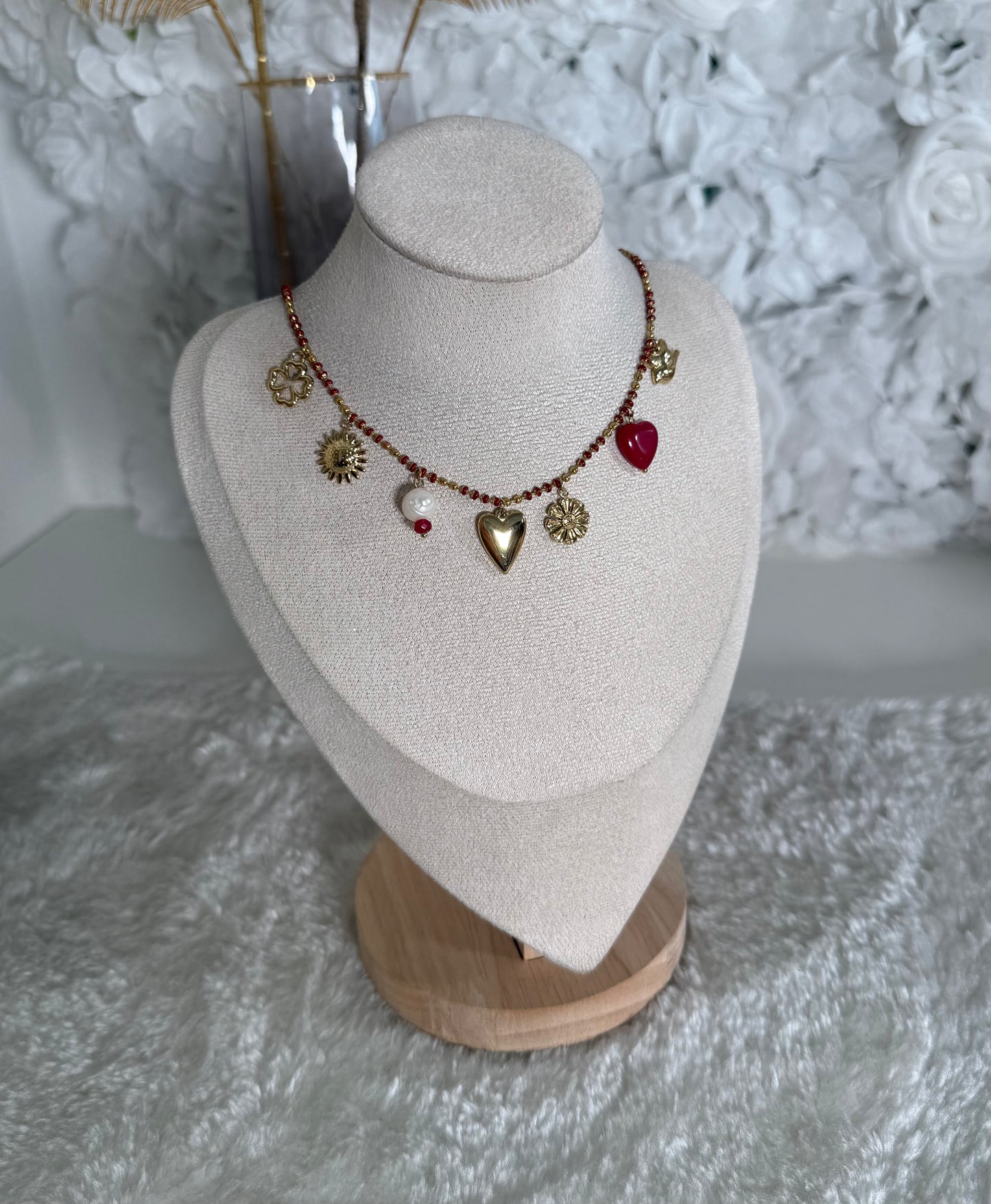 Collier Milan Bordeau