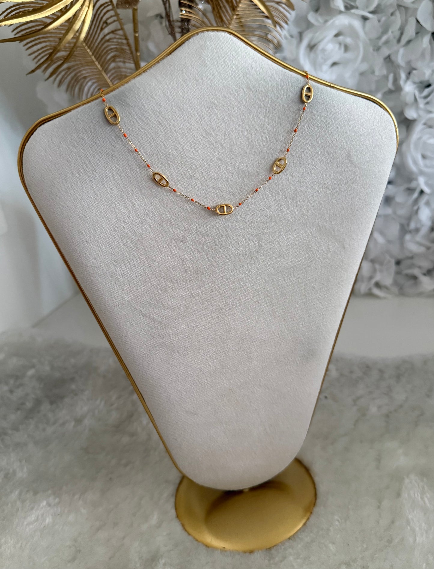 Collier Missy orange