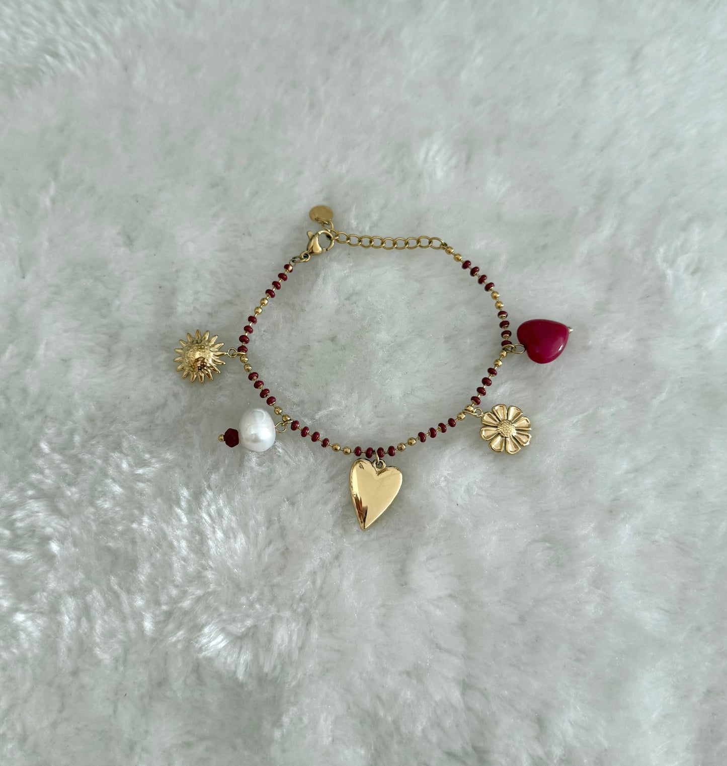 Bracelet Milan bordeau