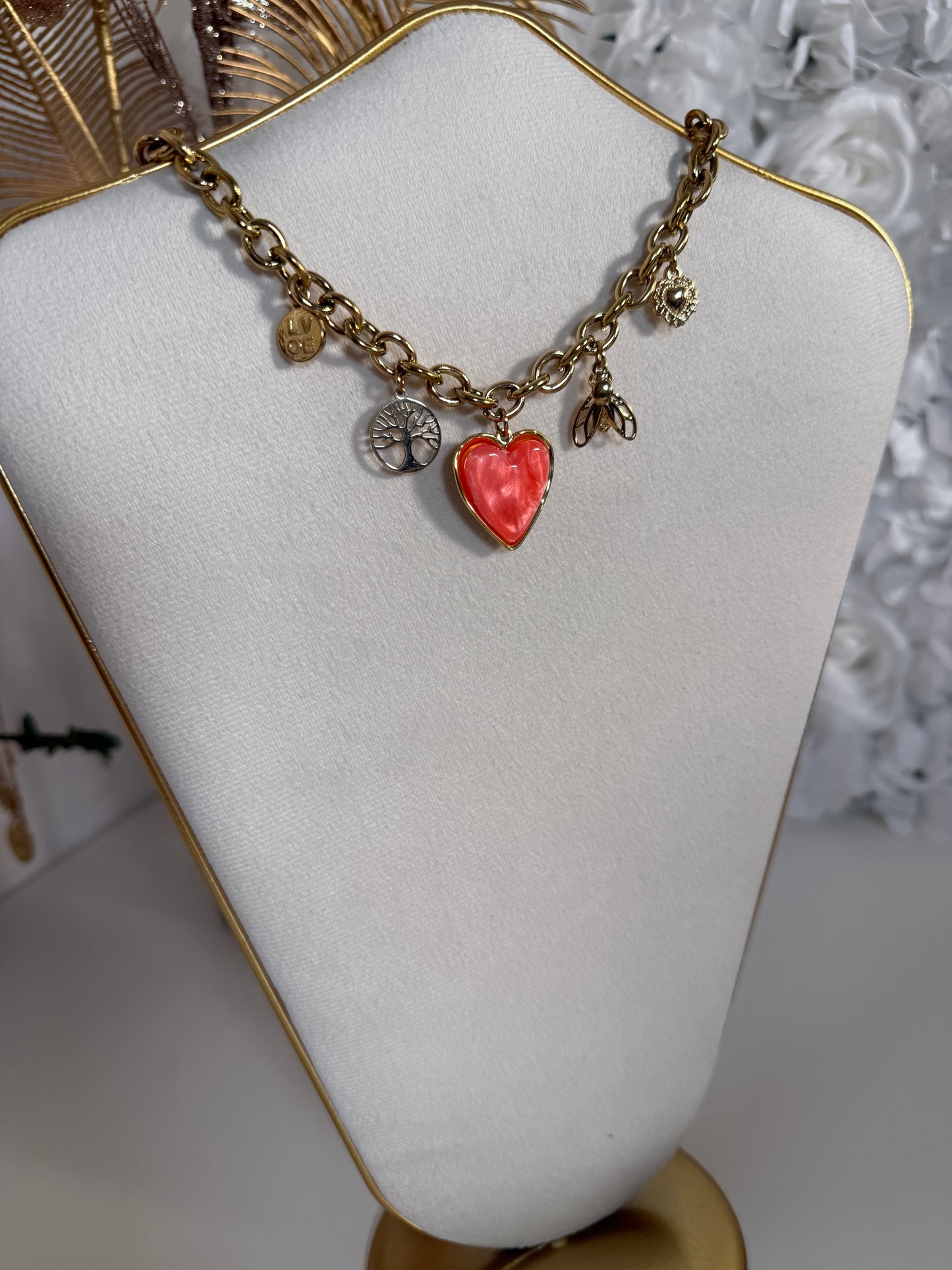 Collier Myriam coraille