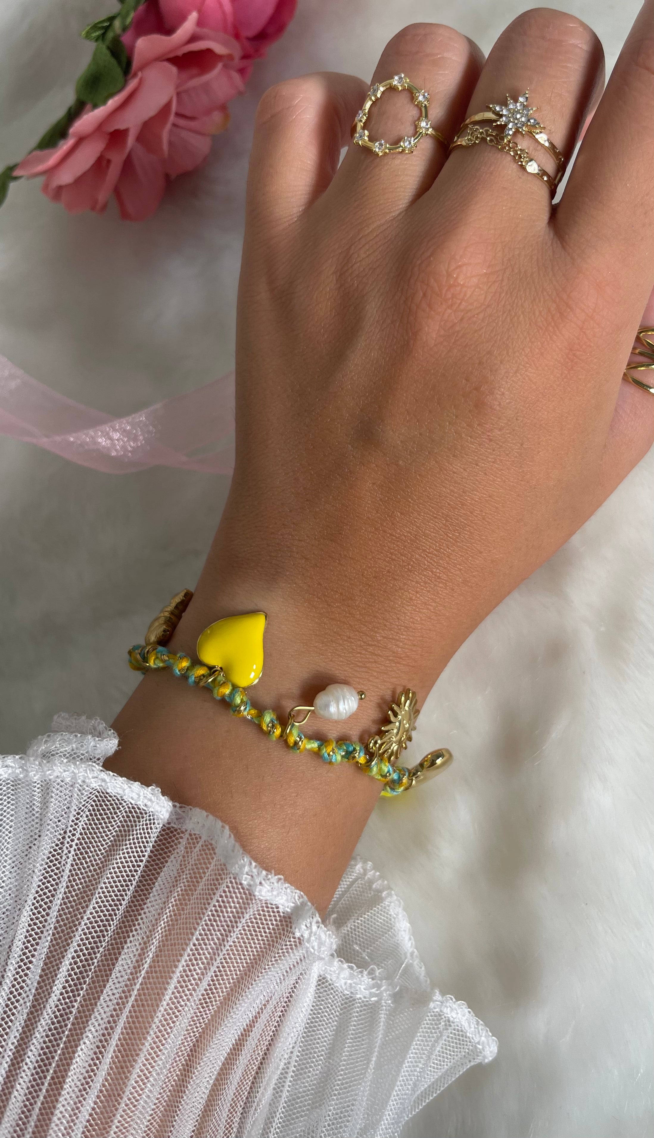Bracelet Oman jaune ALESIA Paris
