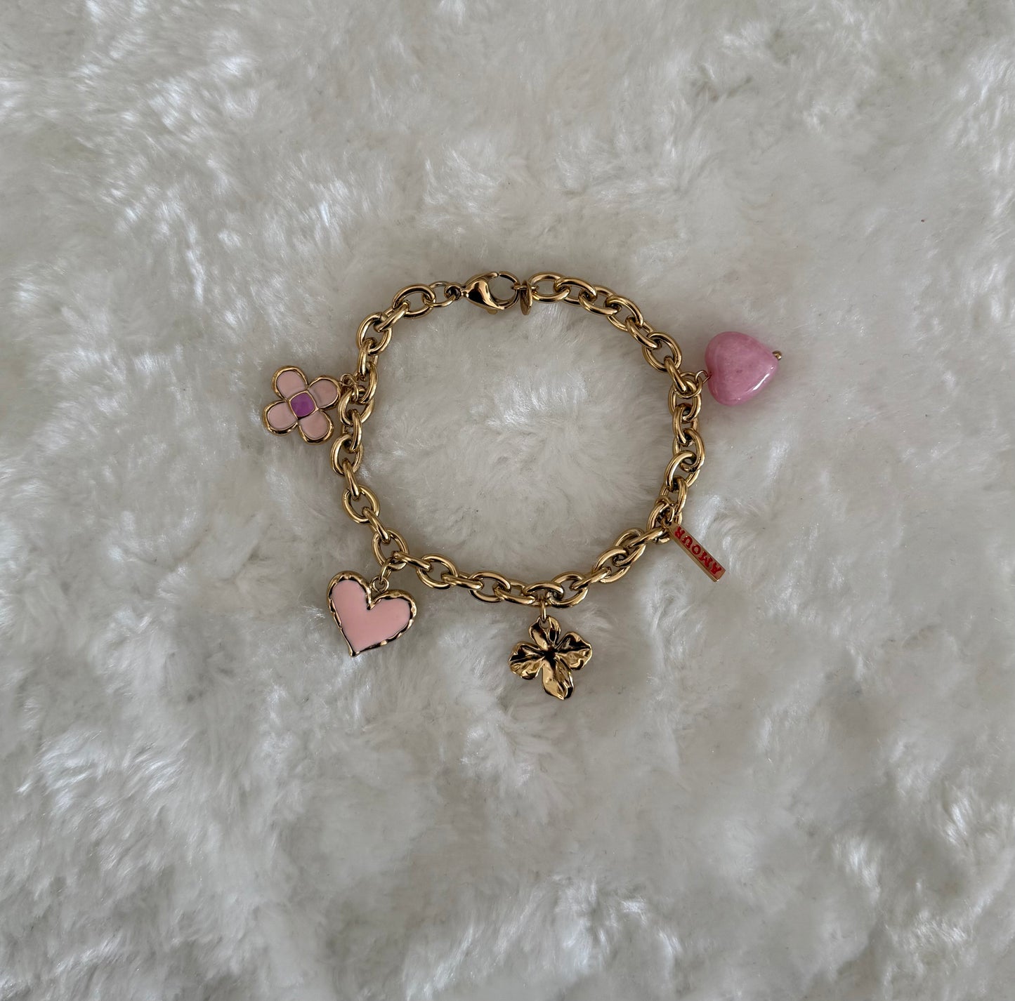 Bracelet Amour rose