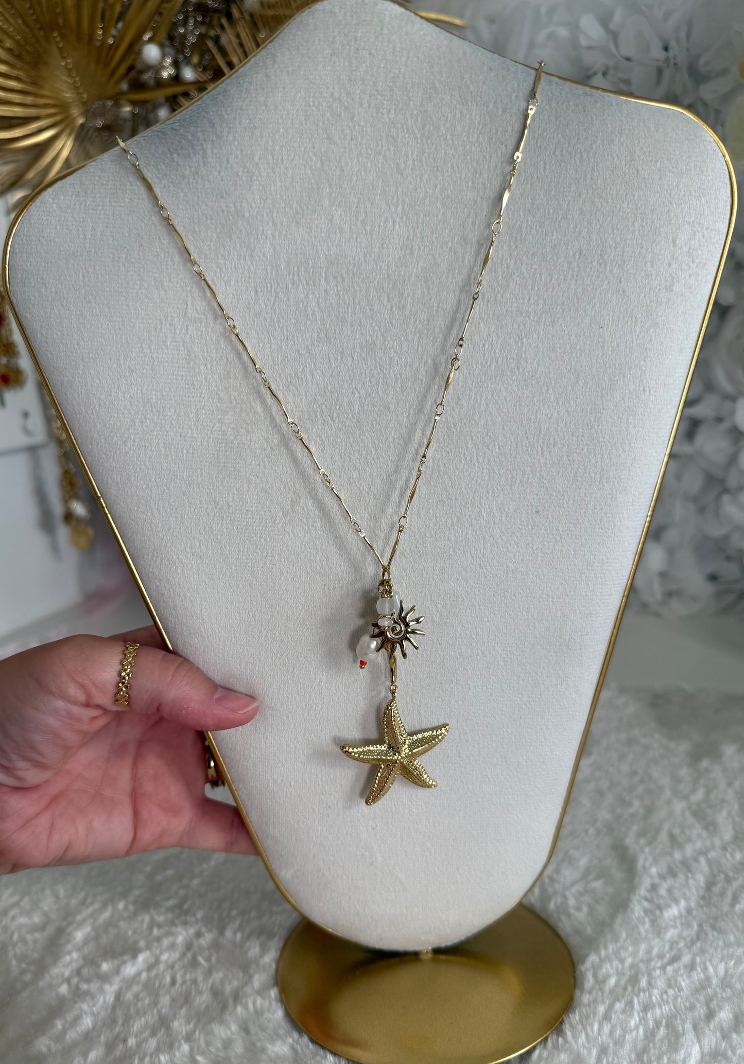 Collier sautoir Star