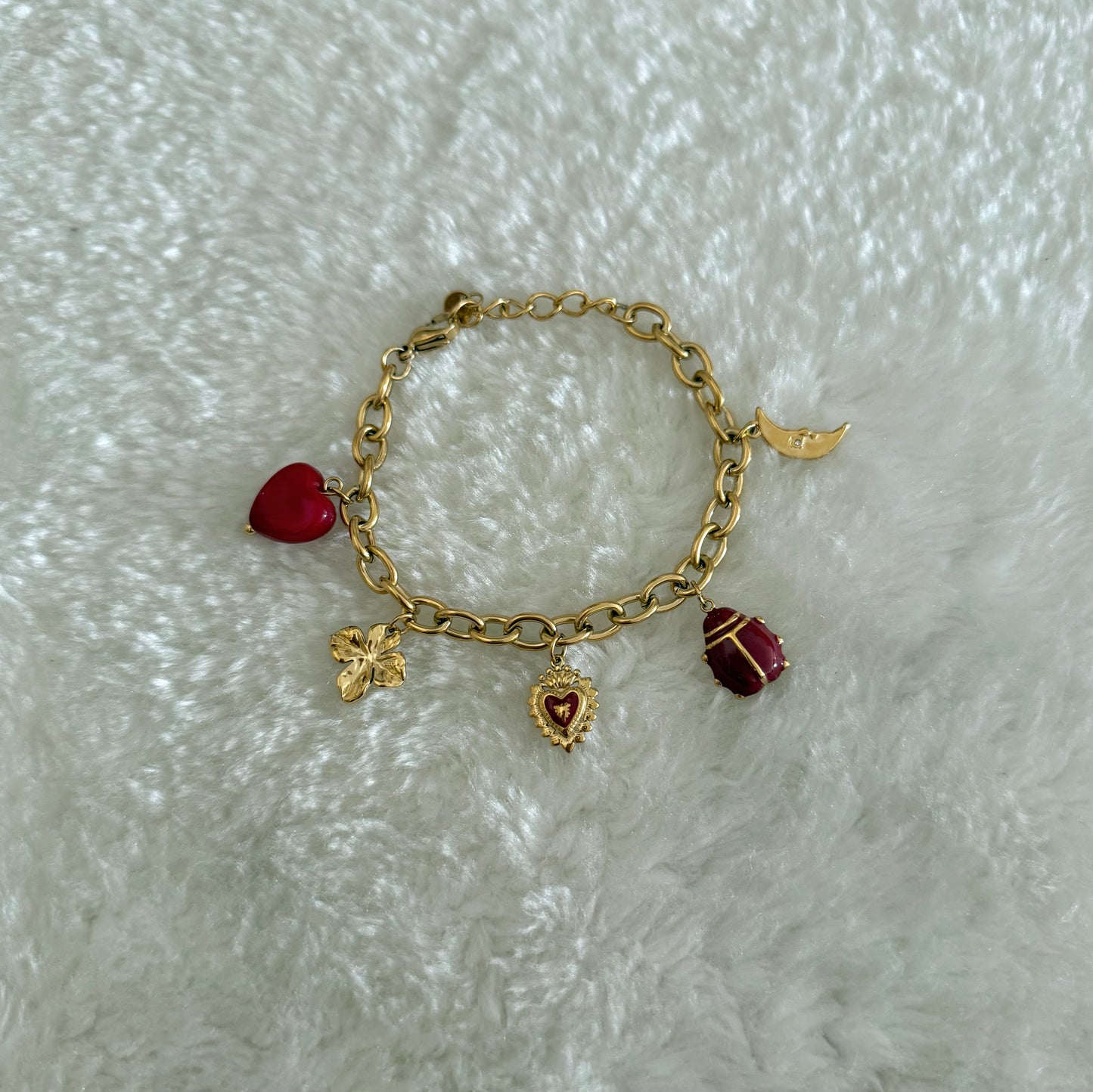 Bracelet Sidney rouge