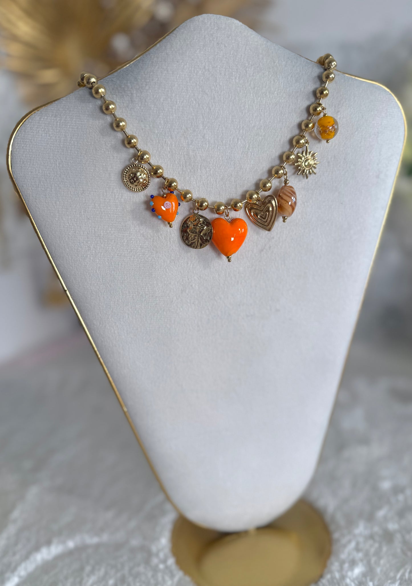 Collier Trinity orange