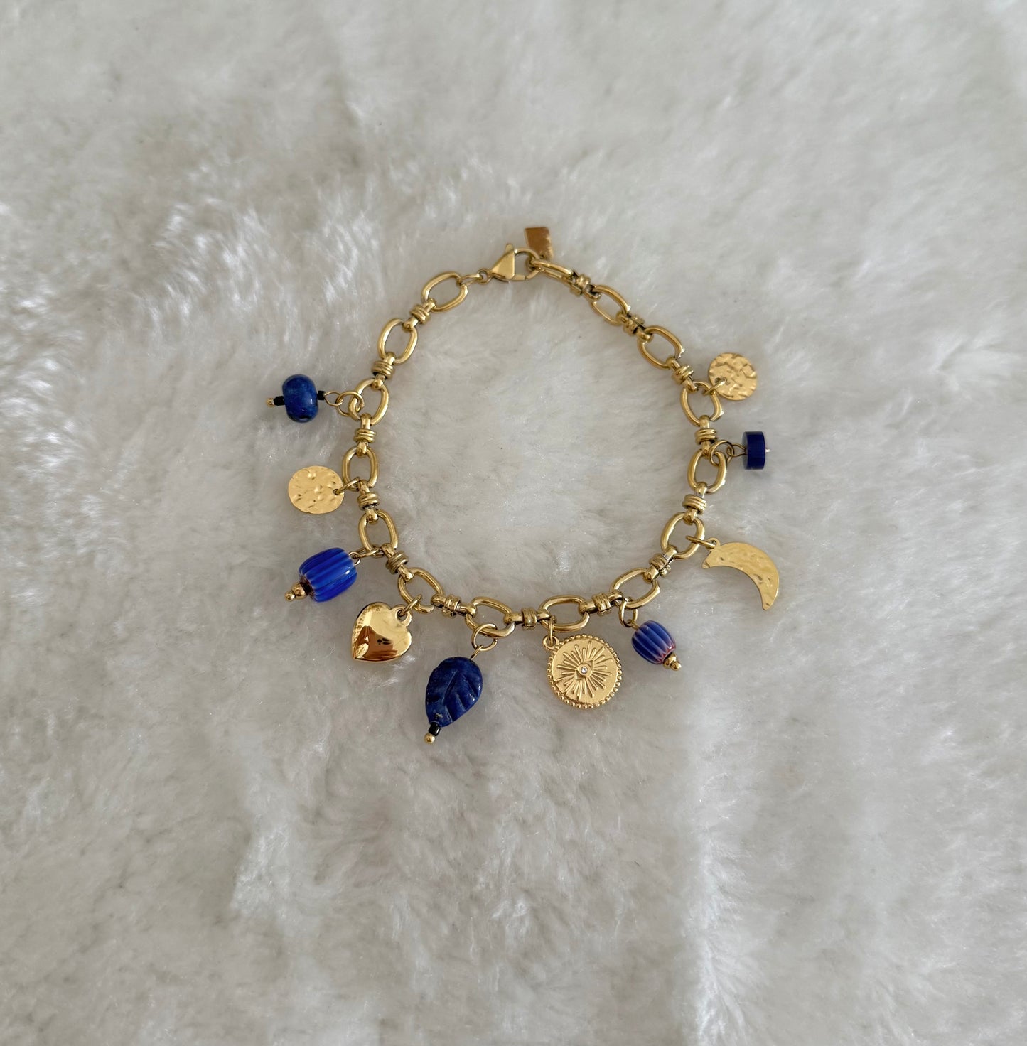 Bracelet Tunis bleu