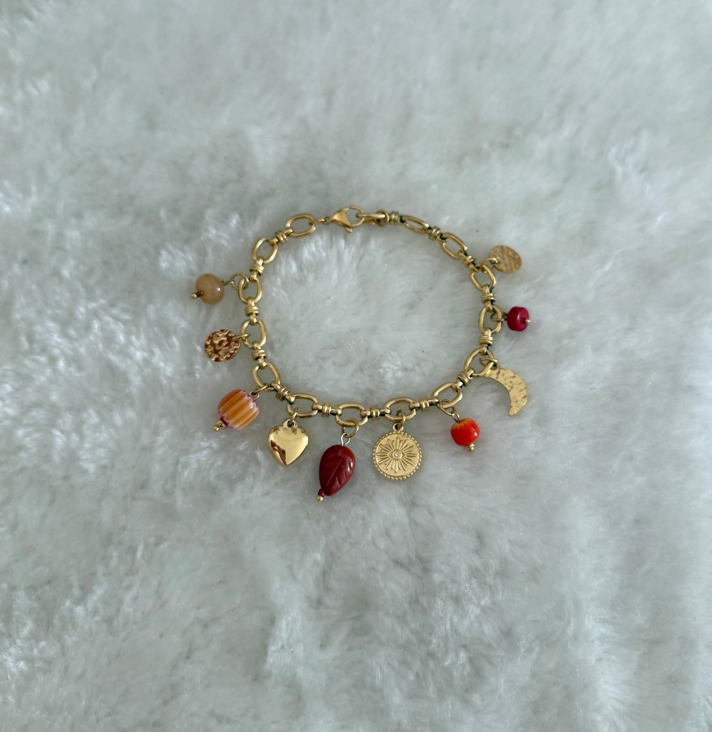 Bracelet Tunis orange