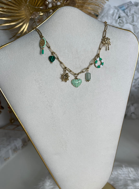 Collier Playa green