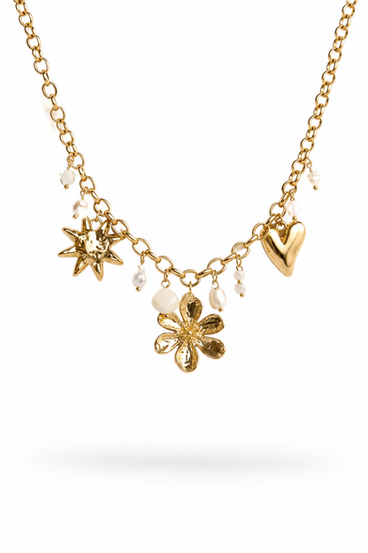 Collier Bohème blanc