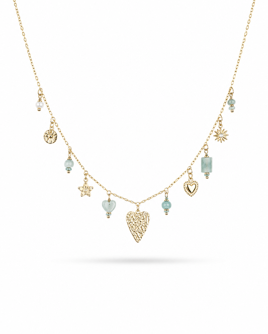 Collier Isla bleu