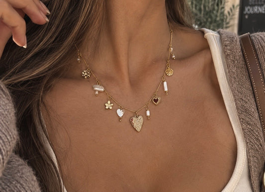 Collier Isla blanc