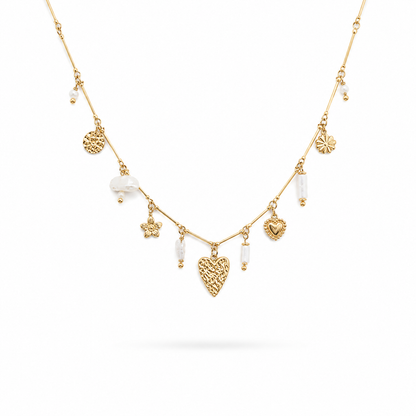 Collier Isla blanc