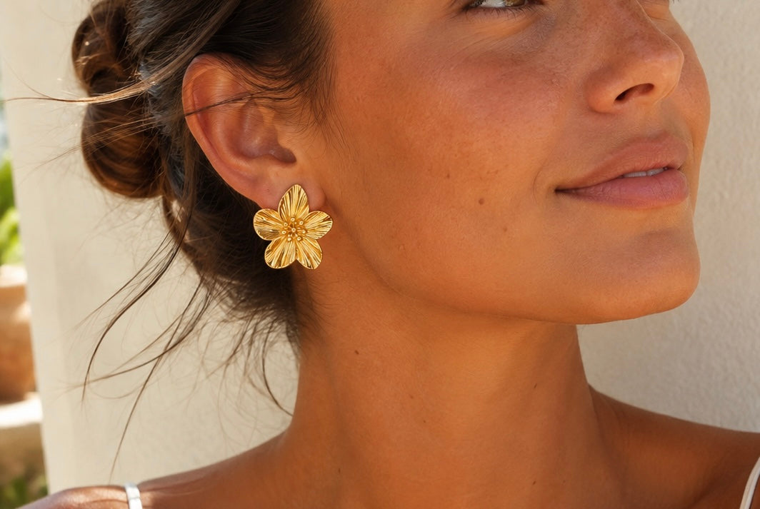 Boucles d'oreilles Flower