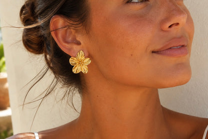 Boucles d'oreilles Flower