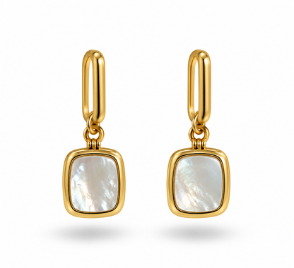 Boucles d'oreilles Nour - Nacre