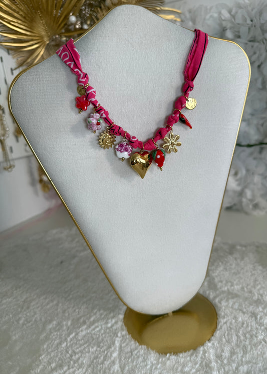 Collier Bree rose
