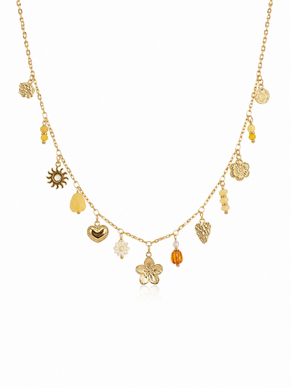 Collier Riviera jaune