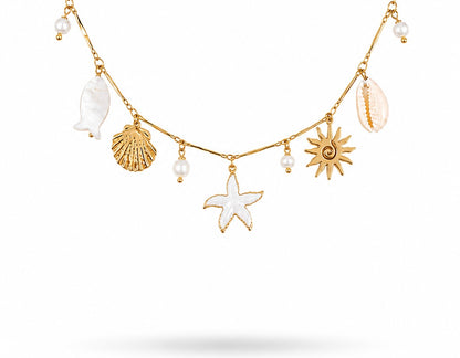 Collier Moana blanc