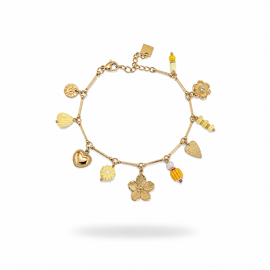 Bracelet Riviera jaune