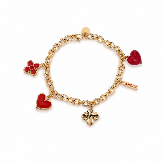 Bracelet Amour rouge